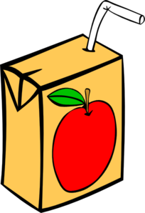 kartonik soku jabłkowego ze słomką