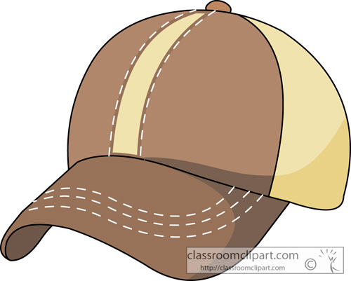 brązowa czapka z daszkiem