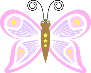 różowy motyl