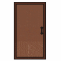 brązowe drzwi